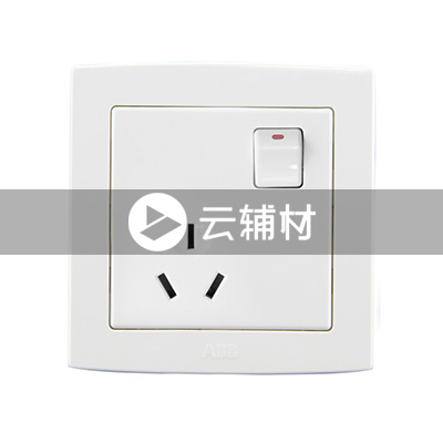 AS228一位三极带开关插座 16A