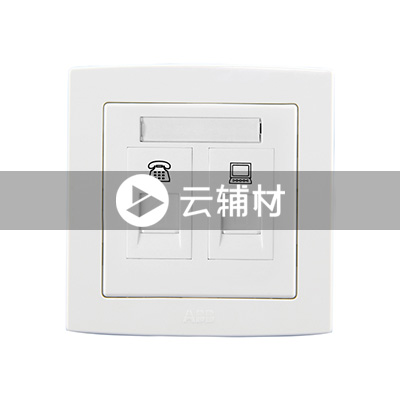 AS536二位电话/电脑地插