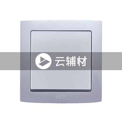 AS101-S一位单控开关 （银色）10AX