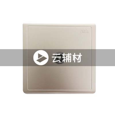 AQ301-CG一位电视插座，金色