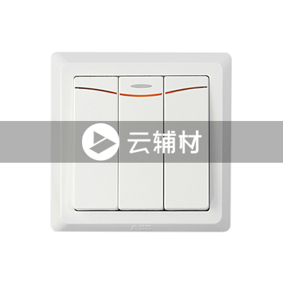 AE183 三位单控带灯开关 16AX