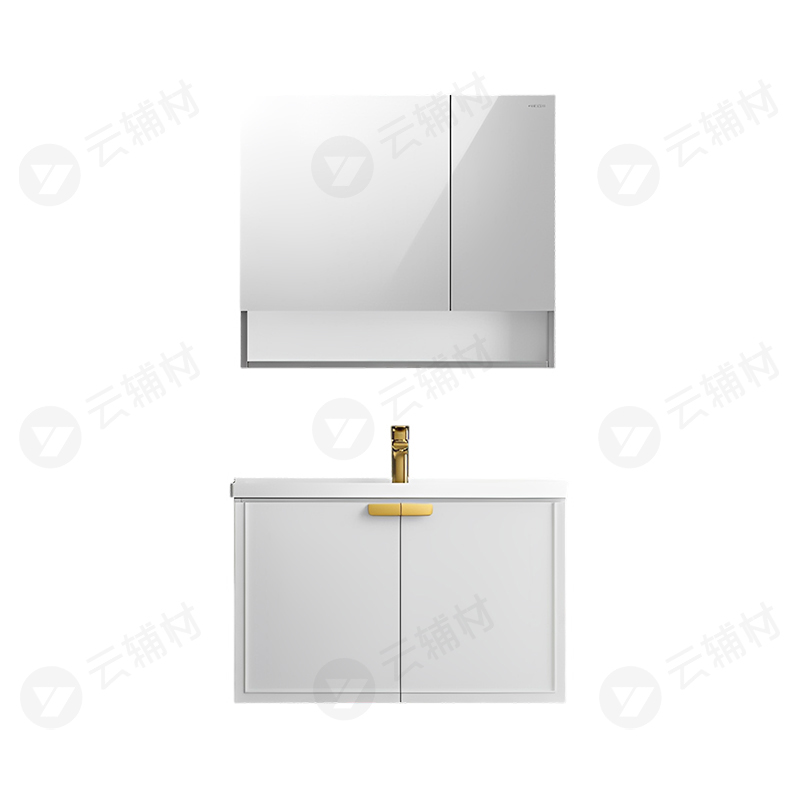 恒洁浴室柜一体现代轻奢风80*48*44cm